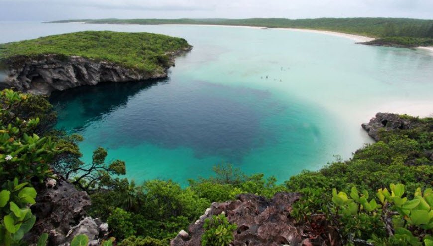 Blue Holes National Park, Andros Island, Bahamas
